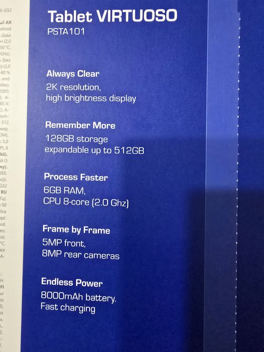 Prestigio solution Virtuoso 6/128 нов с 24 м гаранция