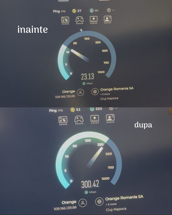 Placa de Retea AC1300 2.4/5ghz - viteza/acoperire mare