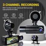 SHRINLUCK X5 4K Dash Cam Auto, 3-канална камера за автомобил