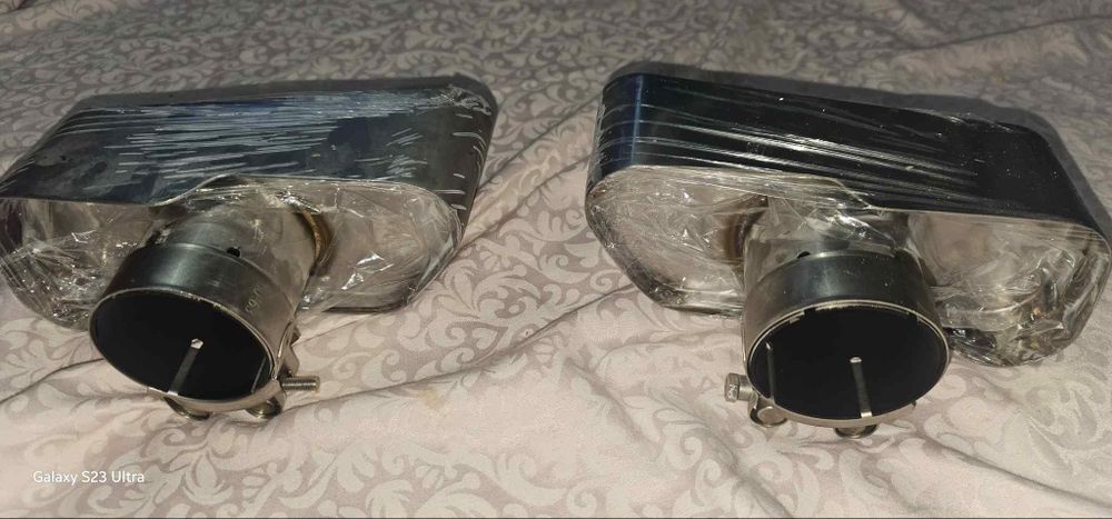 Vand 2 guri de evacuare inox