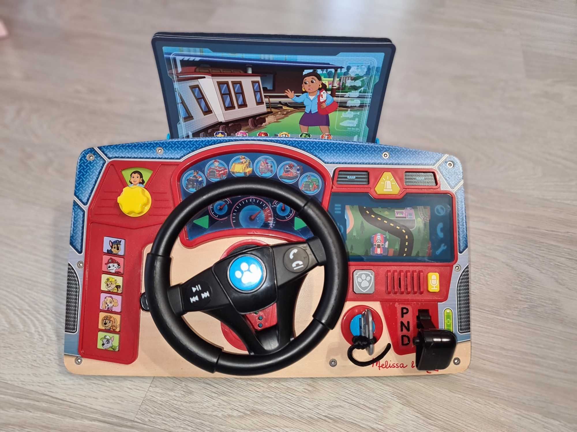 Дървено табло с волан Melissa&Doug Paw Patrol Rescue Mission