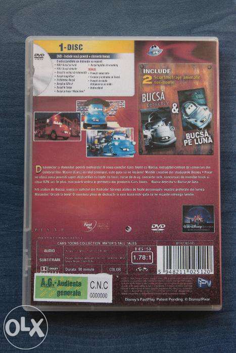 Cars - Masini - Povestirile lui Bucsa - DVD desene animate