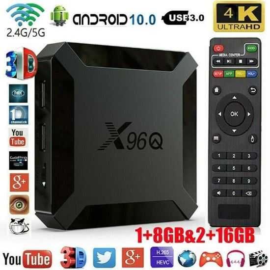 Тв бокс X96Q CPU Allwinner H313 OS: Android 10 1/8GB или 2/16