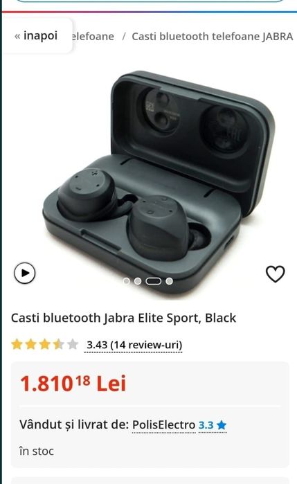 Bluetoothe Jabra Elite Sport