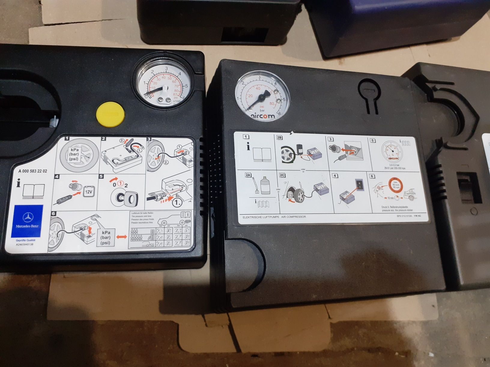 Compresor Auto pentru Umflat Roti de Opel.Mercedes,Mazda,VW No