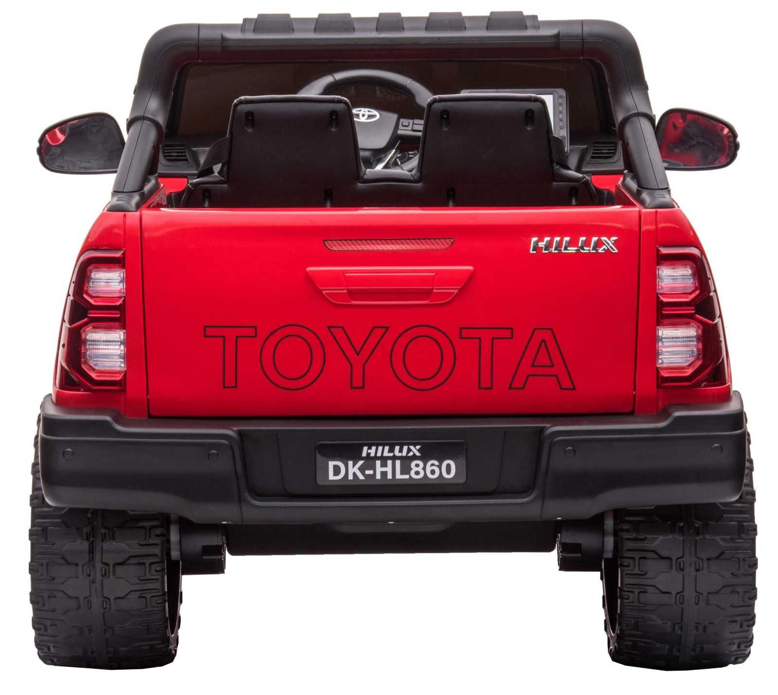 Masinuta electrica pentru 2 copii 4x4 Toyota Hilux 12V 14Ah, RED