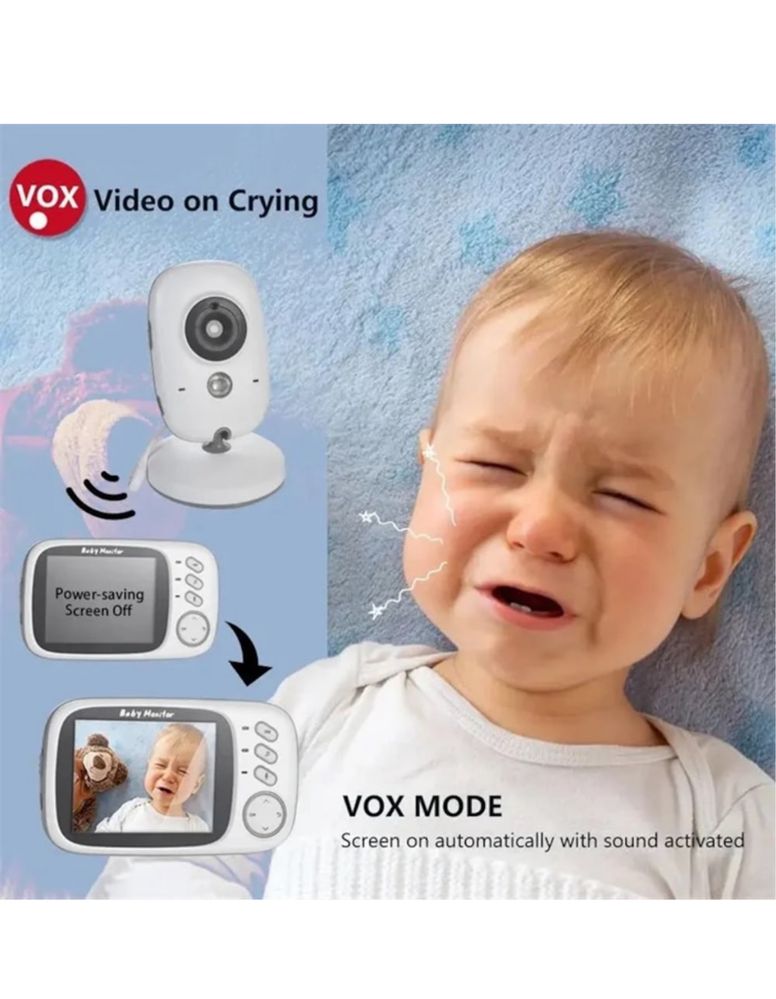 Baby Monitor Camera Audio-Video Wireless