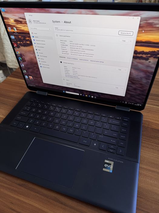 Laptop HP Spectre x360 16” Intel i7-12700 16GB 2TB SSD