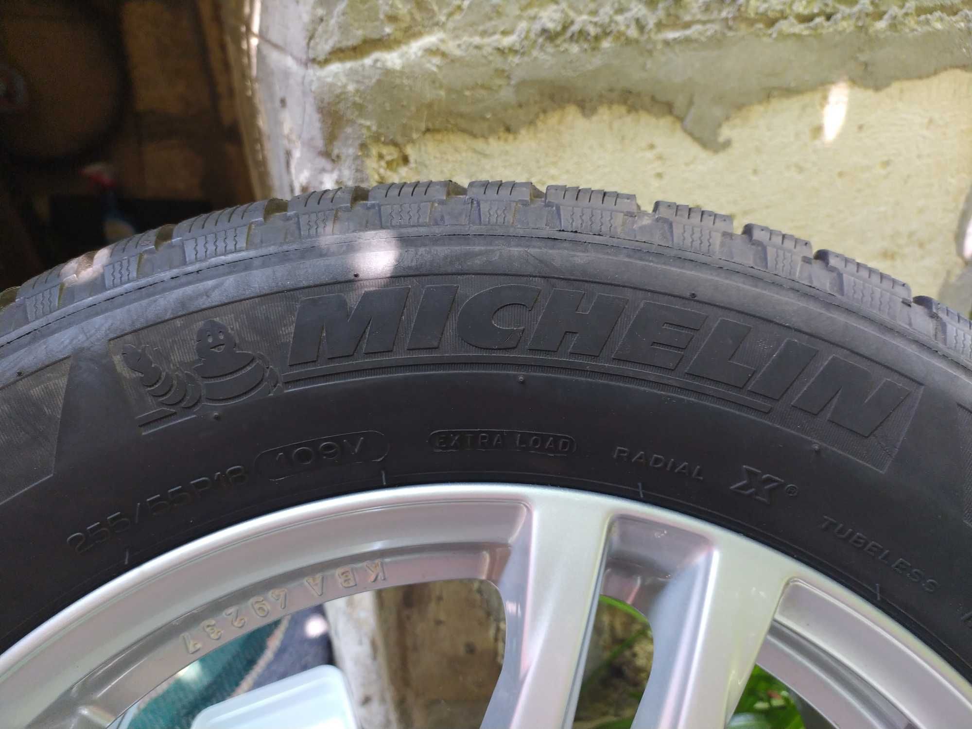 Зимни гуми+Чисто нови джанти real. гумите са Мишелин 18 цола!