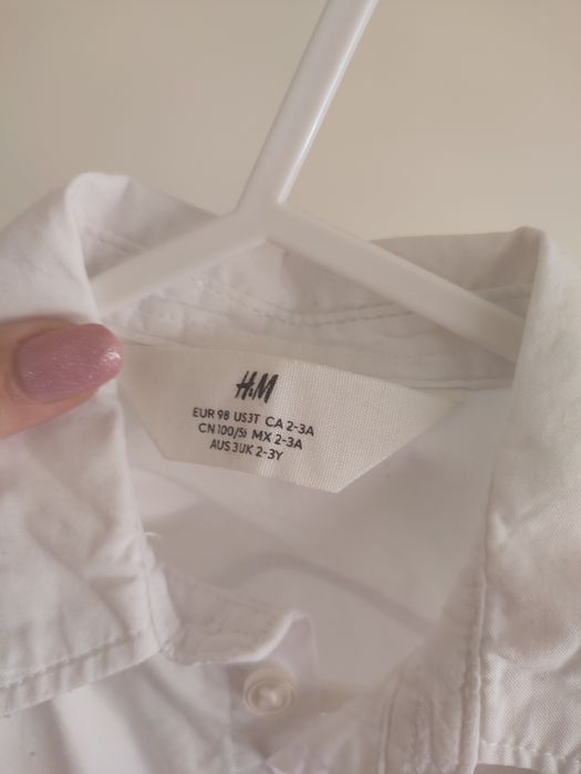 Cămașa albă h&m 98