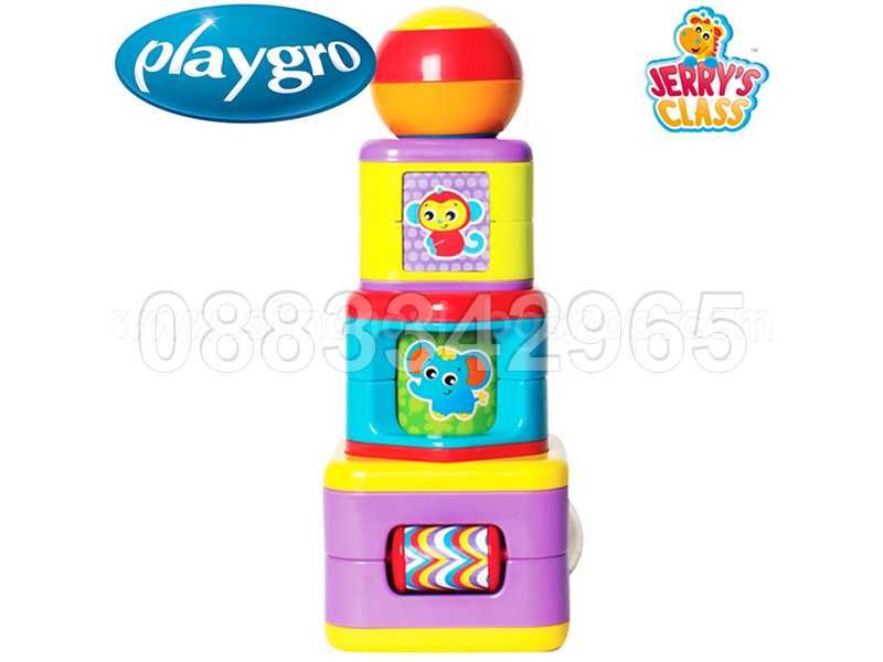 НОВИ! Playgro Активна играчка кубчета КУЛА