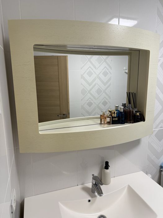 Mobilier baie sertar + chiuveta + oglinda