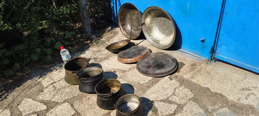 Стари медни съдове ,на над 120 години