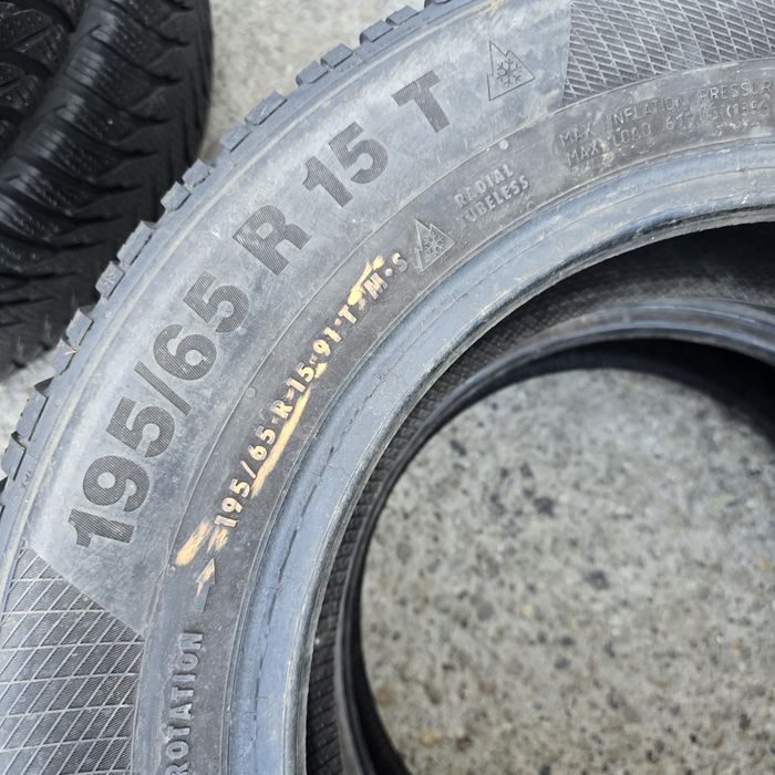 2x 195/65/15 M+S CONTINENTAL Stare impecabila
