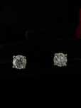 Cercei cu diamante naturale solitaire