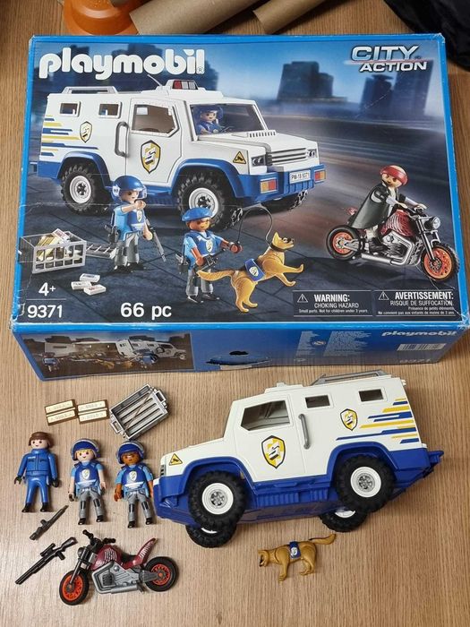 Playmobil City Action 9371 - Masina de politie blindata (9371)