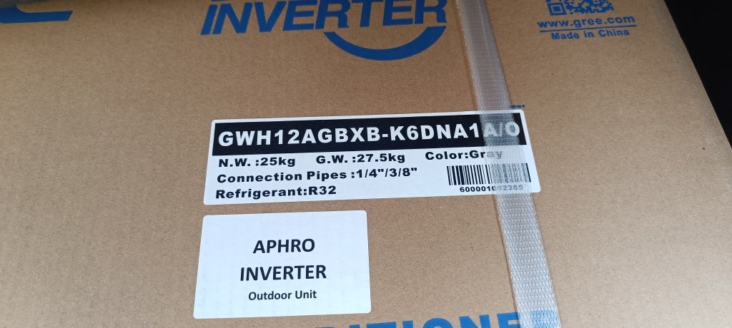 Кондиционер Gree APHRO 12  INVERTER  новый