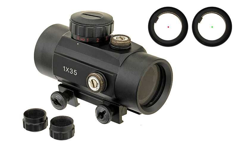 Red Dot Reflex Sight 1x35 Produs De PCS, Nou In Cutie
