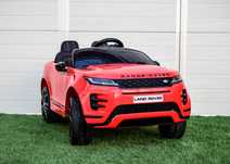 Masinuta electrica 4x4 Range Rover 12V 10Ah cu scaun tapitat #RED