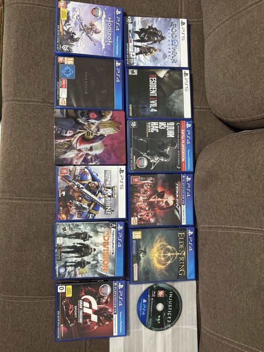 (PS4)(PS5) игры FC25  Space Marine 2 Resident God Of War