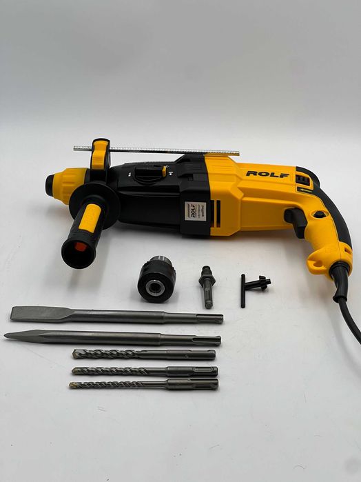 Перфоратор Rolf TOP-2-26E, 1050 Вт, 26 мм, 1100 об/мин, SDS Plus