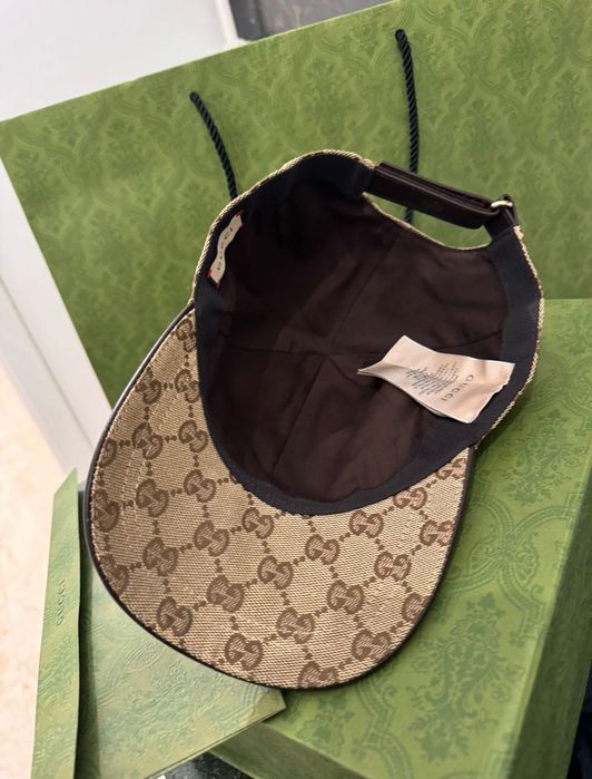 Sapca originala Gucci bej nouă cu factura