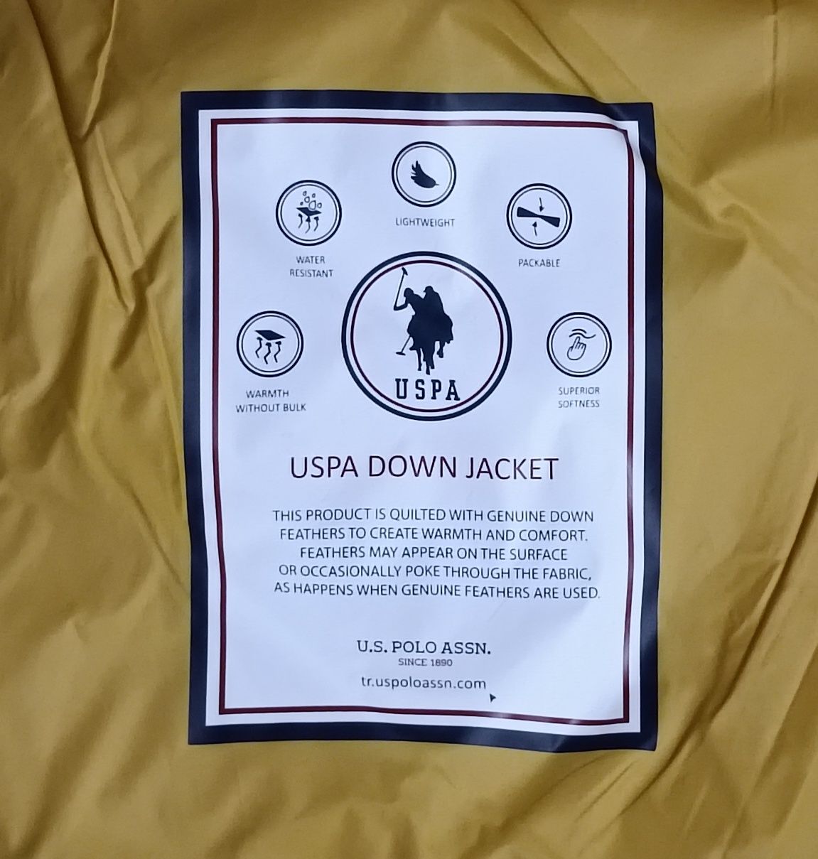 U.S. Polo ASSN Down Vest оригинален пухен елек XL пухенка грейка
