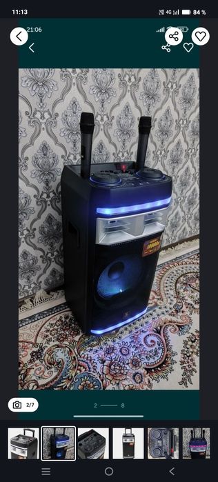 Kalonka Sanbufer Usulitil Bass Dinamic micrafonliy