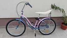 Bicicleta Pegas Strada 2, Cadru aluminiu, 3 viteze, Roz Bujor