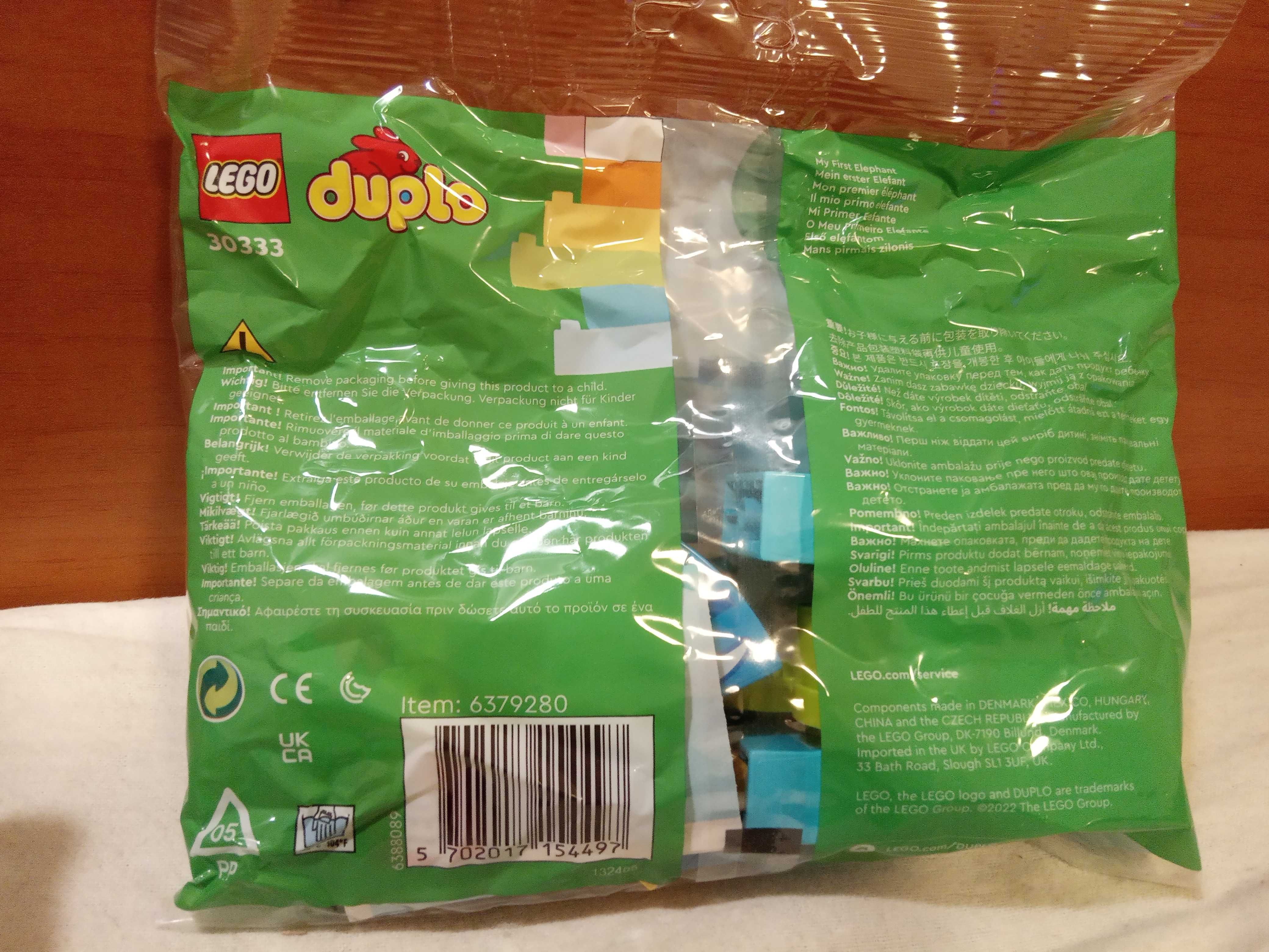 Lego Duplo 30333 My First Elephant nou, sigilat