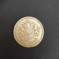 Moneda Elizabeth II D.G.REG F.D. 1983  One pound