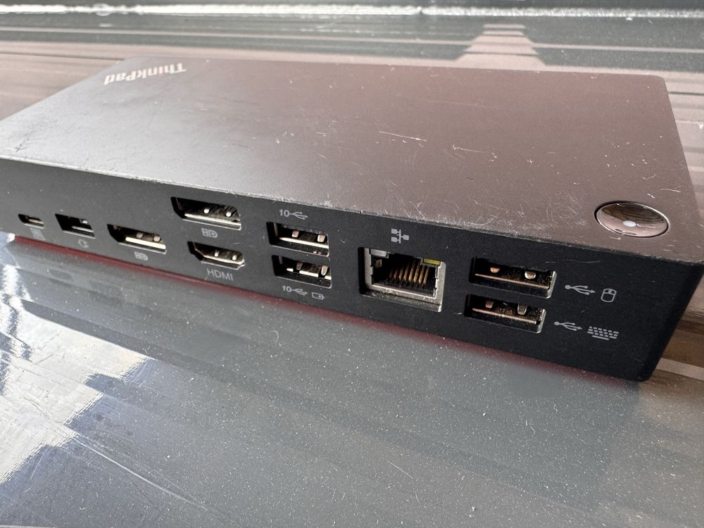 Docking station Lenovo USB-C Gen2 cu adaptor original