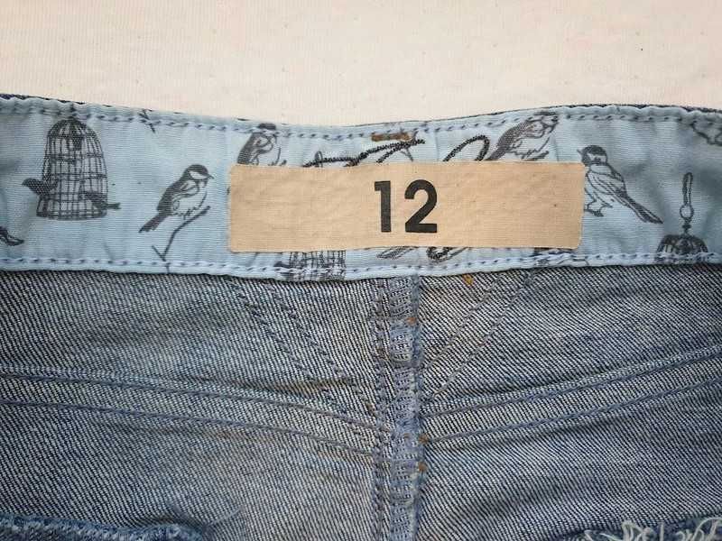 Fusta denim,marimea 12,stare buna