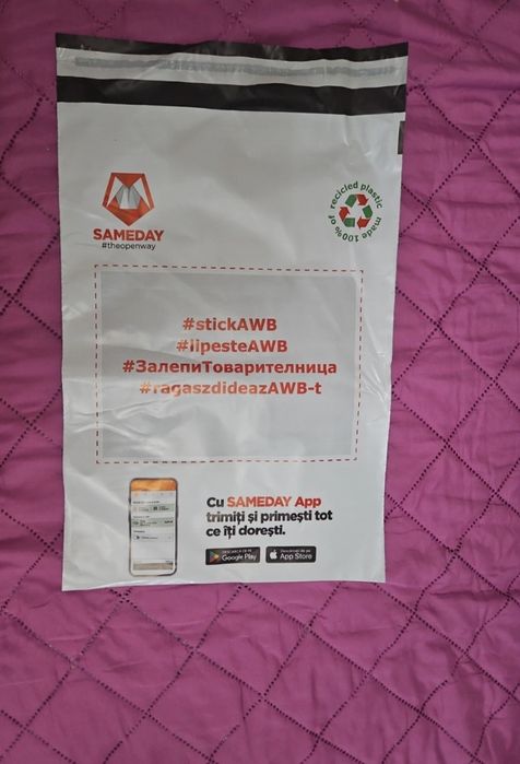 Pungi sameday  50 bucati