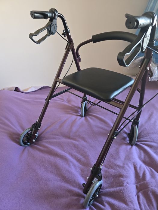 Rolator cu scaun si cosulet