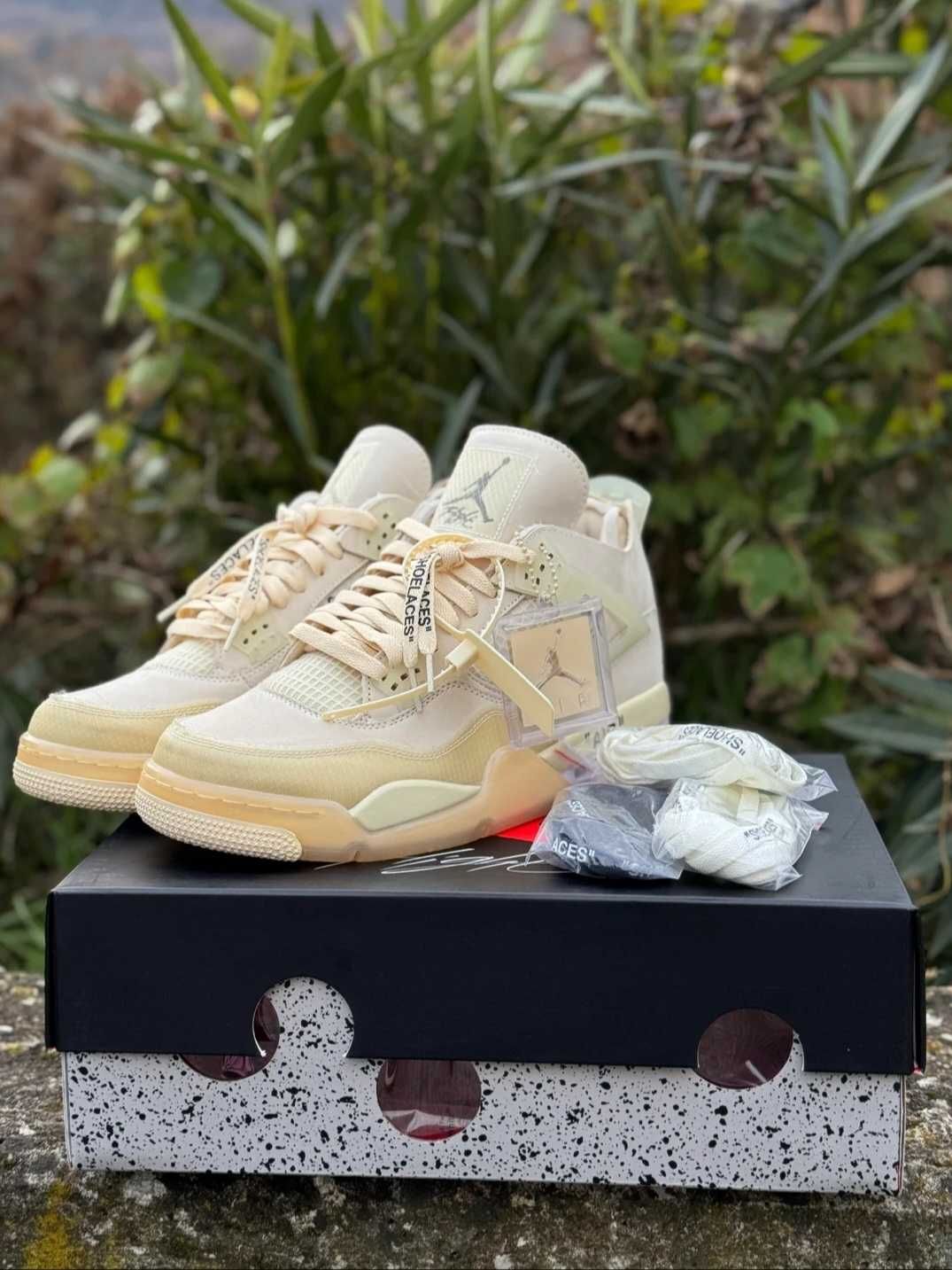 Jordan 4 off-white sail: cea mai buna calitate de pe piață!!