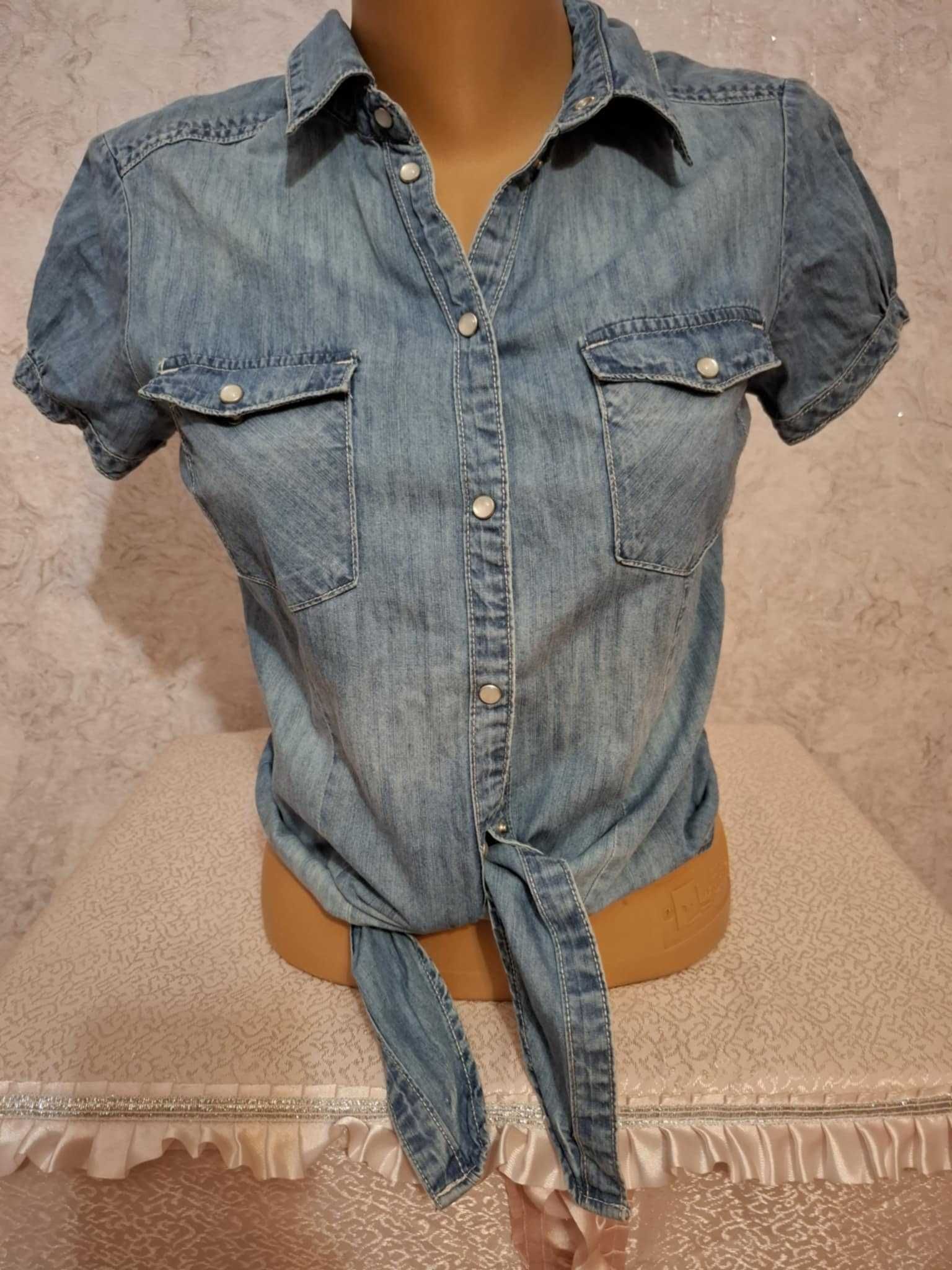 H&M Дънкова Риза/ръст 158 см