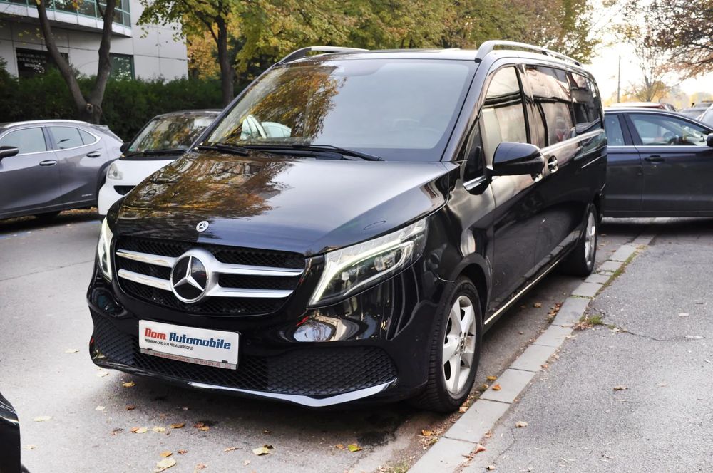 Mercedes-Benz V MB V220d EXTRA LONG 8 locuri Piele Clima 3 zone Camera LED STOC STOC