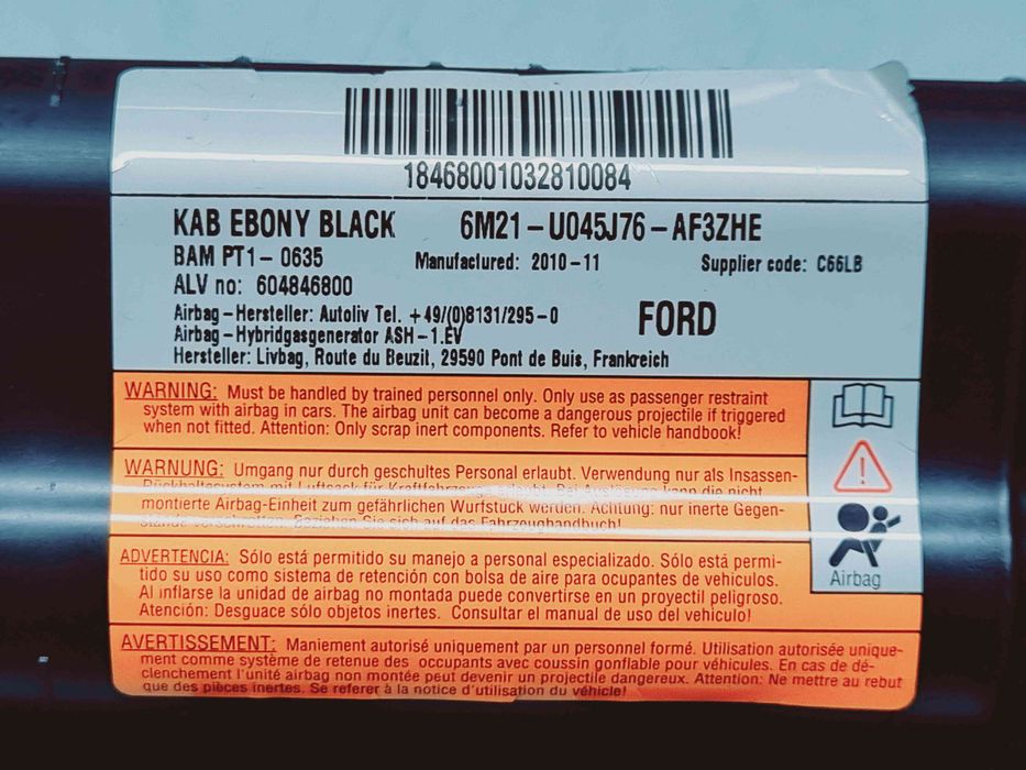 Airbag genunchi Ford Galaxy 2 [Fabr 2006-2015] AF3ZHE