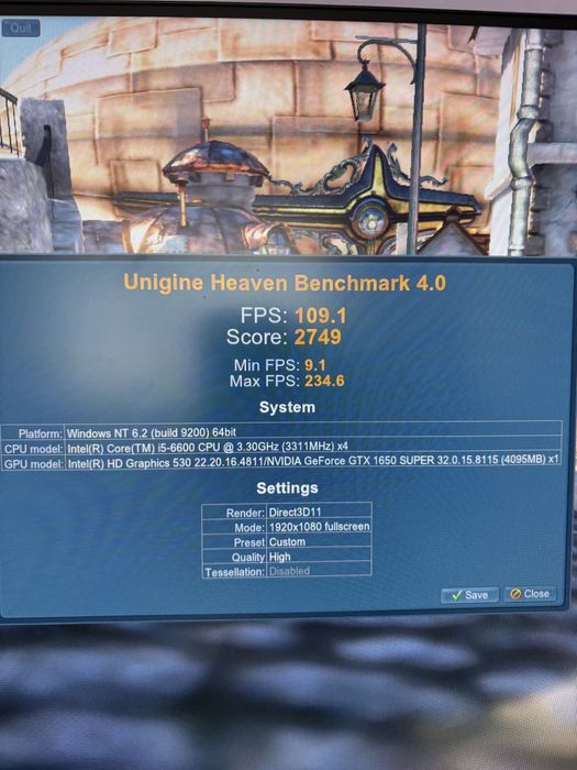 Настолен компютър GTX 1650Super I5-6600