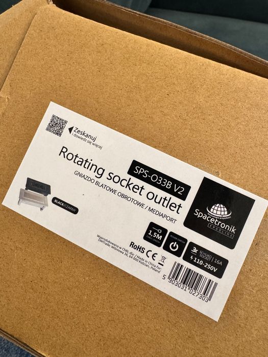 Priză rotativă de masă Spacetronik SPS-O33B V2