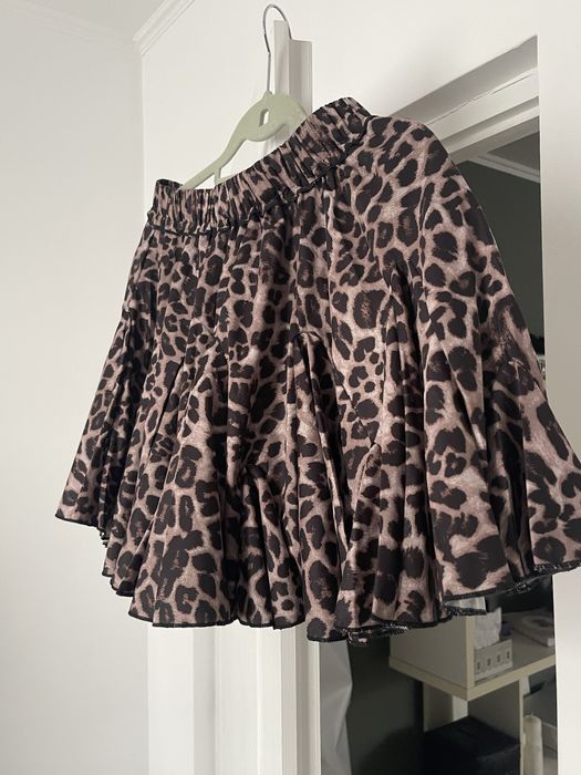 Fusta scurta animal print