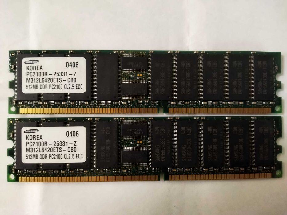 Серверная оперативная память Trancend/Samsung/Kingston DDR REG/ECC