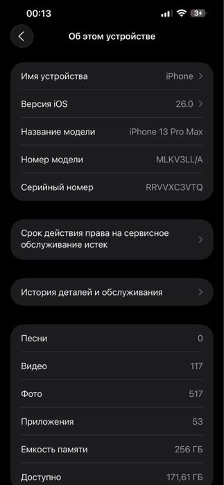 Iphone 13 pro max 256gb