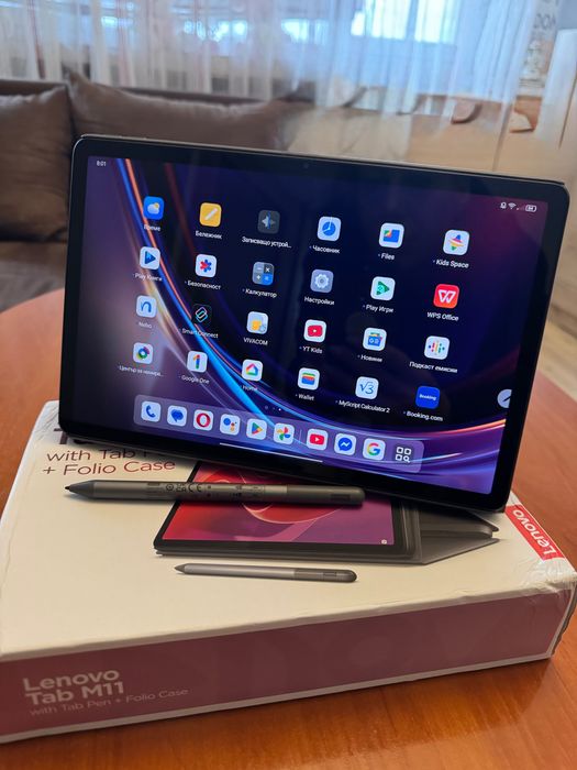 Lenovo Tab M11 folio case+ with tab pen 128gb RAM