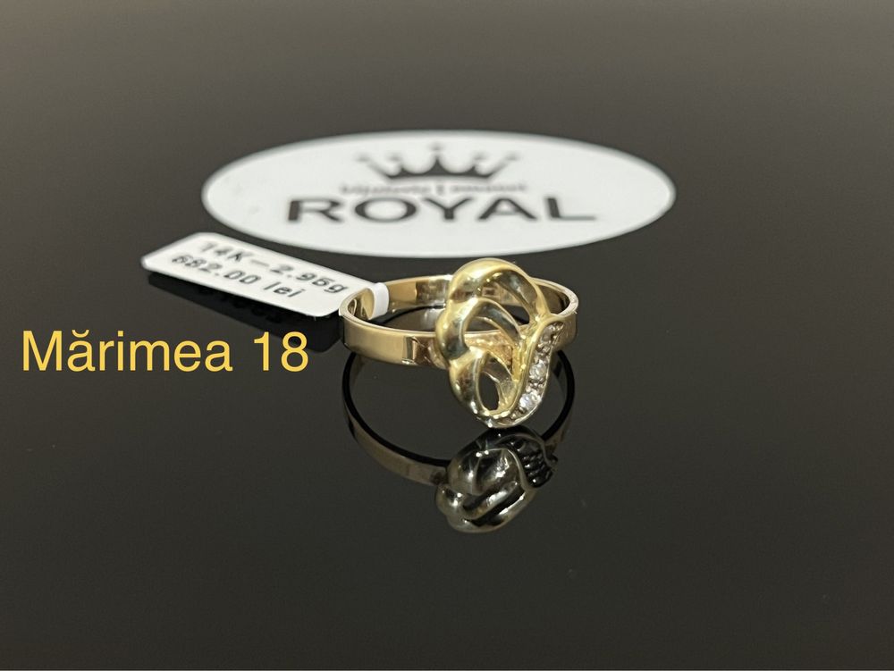Bijuteria Royal CB : Inel aur 14k 2,95 grame M.18