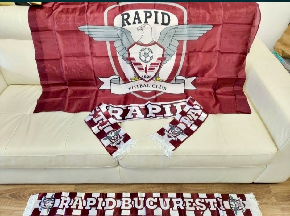 SET Steag Rapid Bucuresti+ Eșarfă FC Rapid