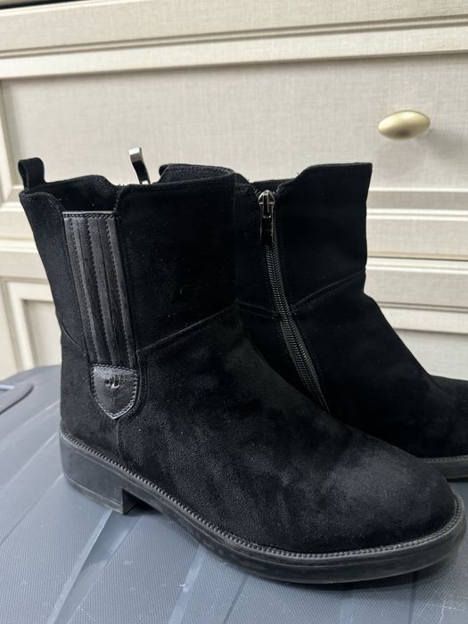 Замш сапоги продаю