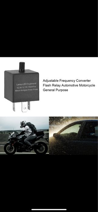 Releu 3 pini pentru semnalizare LED moto auto ATV