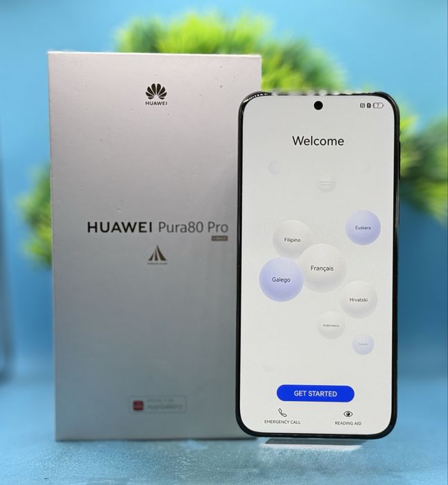 НОВ!!! Huawei Pura 80 Pro, 512GB, 12GB RAM, Glazed Black